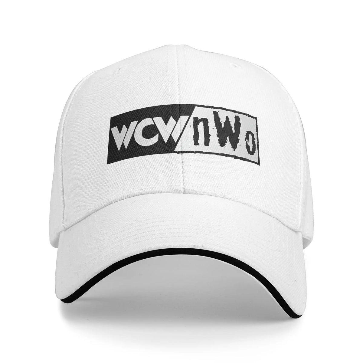 Unisex NWO Rebels Sandwich Hat  , Fitted Baseball Caps Polyester Sun Hats Breathable Racing Cap High Quality