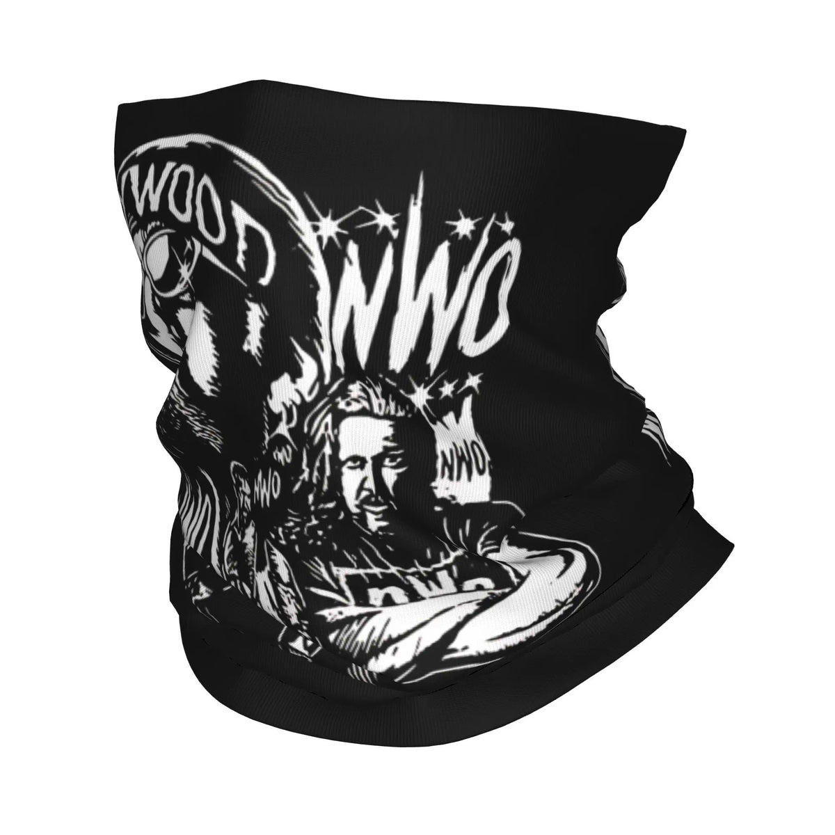 Hulk Hogan NWO 4 Life Bandana Neck Gaiter Printed Magic Scarf Multi-use Headband Cycling Unisex Adult Winter