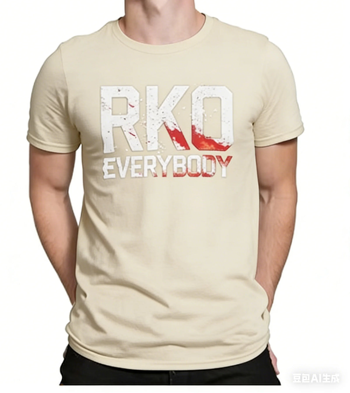 New Everybody Distressed Wrestling T Shirt Men Women Unisex Casual Cotton Short Sleeve Randy Orton Fans Graphic Tee Streetwear