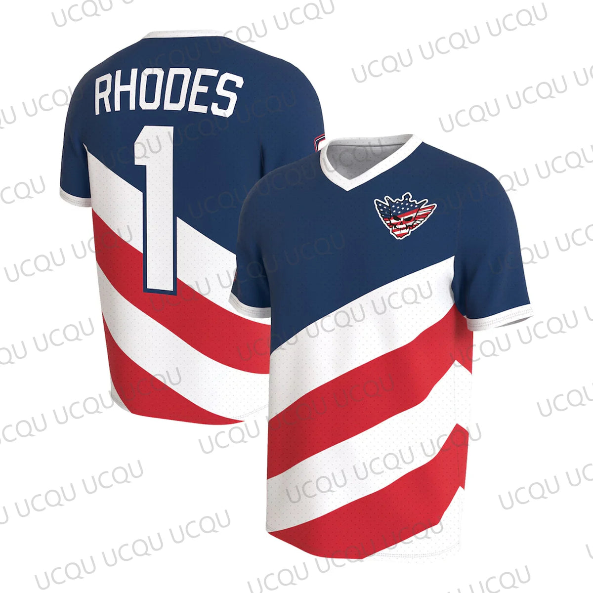 Cody Rhodes “American Nightmare” ProSphere Soccer Jersey - White Star Skull Wings Graphic Fan Edition Sports Shirt 2026