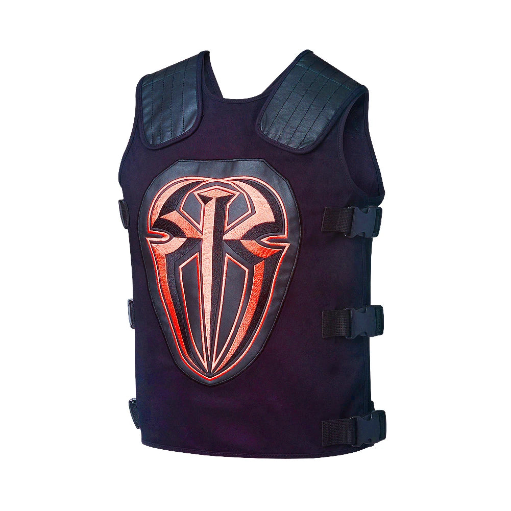 Roman Reigns Vest Shield Walkout Replica Vest Glove Gold, Red, Green, White, Black, Gray, Blue Motorcycles Locomotive Vest
