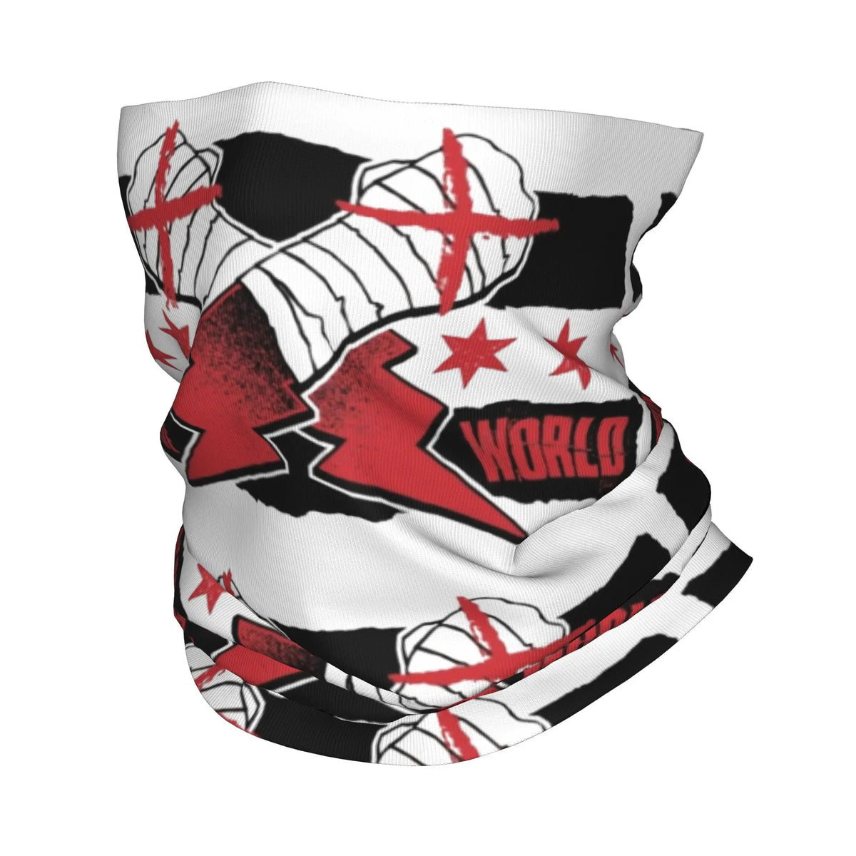 Wrestling CM Punk Bandana Neck Gaiter Printed  Mask Scarf Multifunctional Face Mask Fishing for Men Women Adult Washable