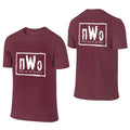 NWO New World Order Wrestling Men T-Shirt Double Sided Plus Size T Shirts Men's O-Neck Cotton Tees Short Summer Male
