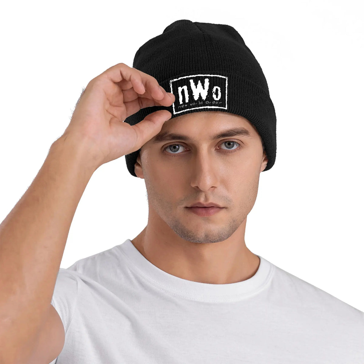 NWO Rebels Hats Autumn Winter Beanies Street  Caps Female Male Acrylic Bonnet