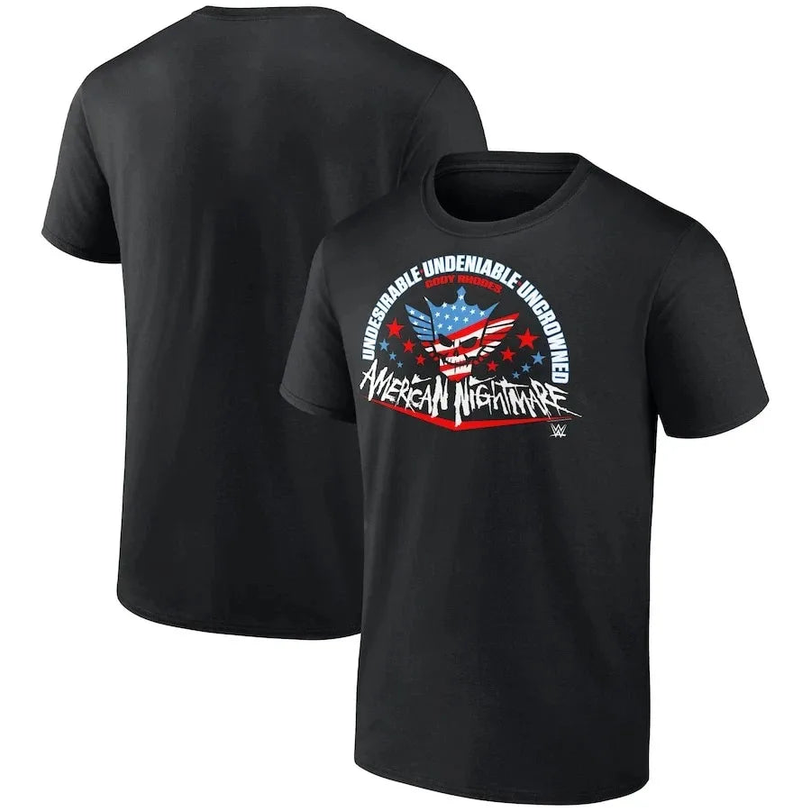 2024 Summer CM Punk T Shirt Wrestling Tshirt Vintage Cotton Boxing Champion Gym Cotton Clothes Training Tee Tops Fashion