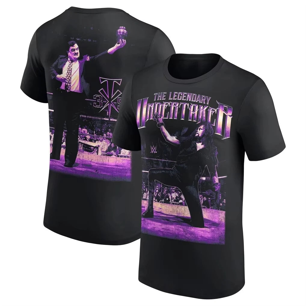 Retro La Primera Stephanie Vaquer Wrestling Graphic T Shirt for Men 100% Cotton Oversized Streetwear Black 2026 New