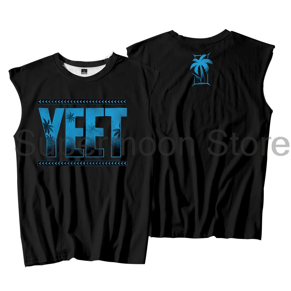 Jey Uso Yeet Tank Tops Unisex Sleeveless Sport Gym Vest Women Men Streetwear Trendy Outdoor Sportwear