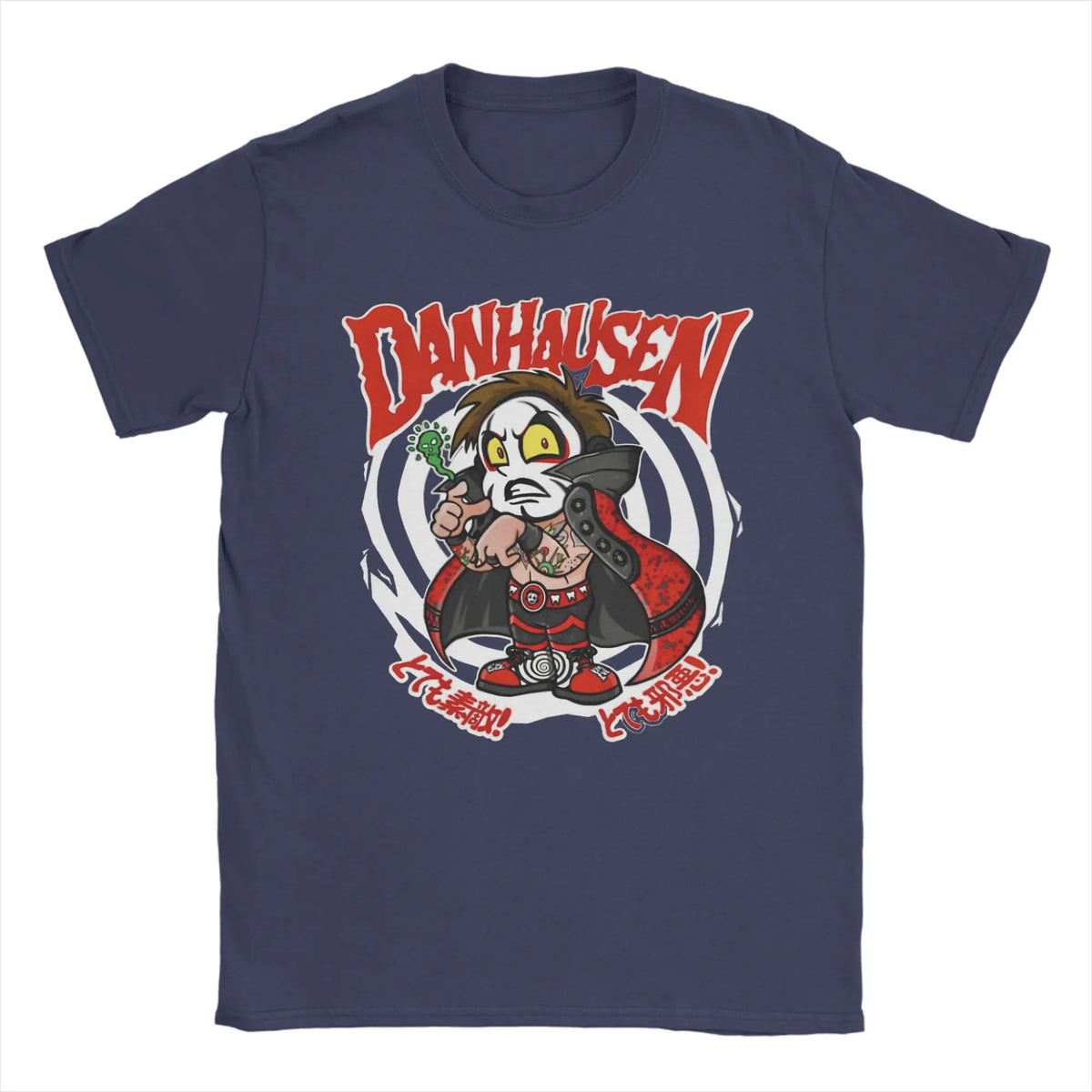 Danhausen Wrestler T Shirt Men 100% Cotton Hipster T-Shirt Round Neck  Tee Shirt Short Sleeve Tops Big Size