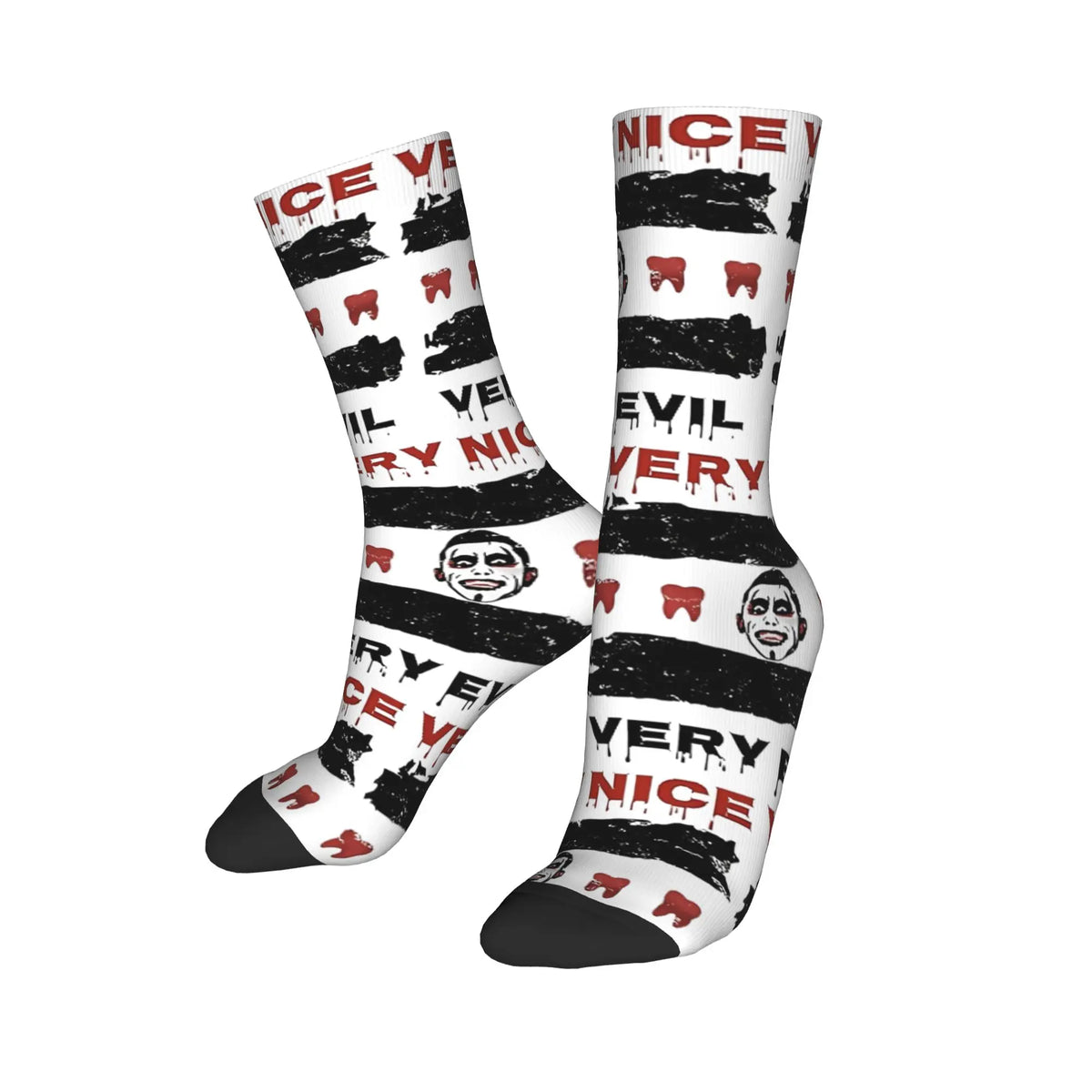 Danhausen Cursed Funny Wrestling Socks Men Women Polyester Casual  Socks Novelty Spring Summer Winter Middle Tube Socks Gifts