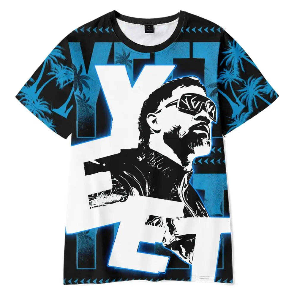 Jey Uso Yeet 3D Print T Shirt Men Women Fashion Short Sleeve Tops Tees Sports Wrestling Y2k Clothing 2026