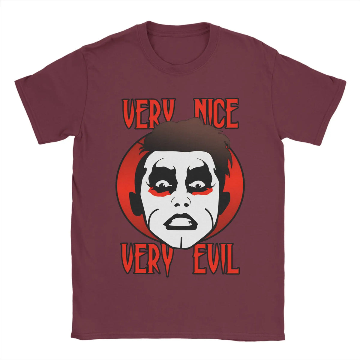 Very Evil Danhausen Wrestler T-Shirt for Men  Funny Pure Cotton Tees Crew Neck Short Sleeve T Shirt Big Size Clothes