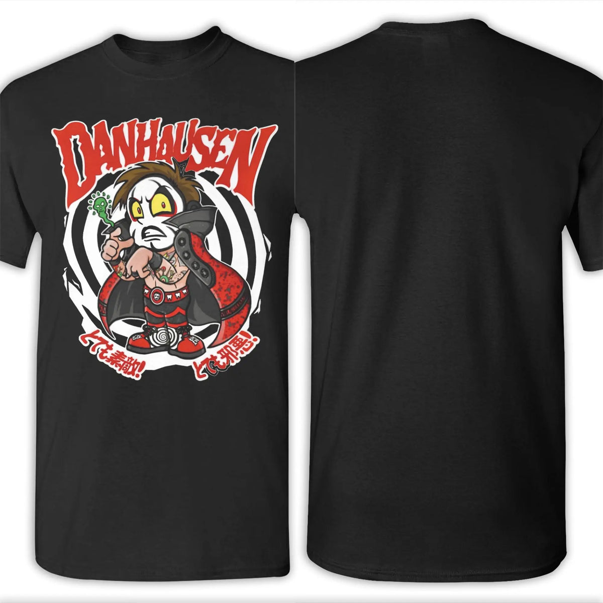 Danhausen Wrestler T Shirt Men 100% Cotton Hipster T-Shirt Round Neck  Tee Shirt Short Sleeve Tops Big Size