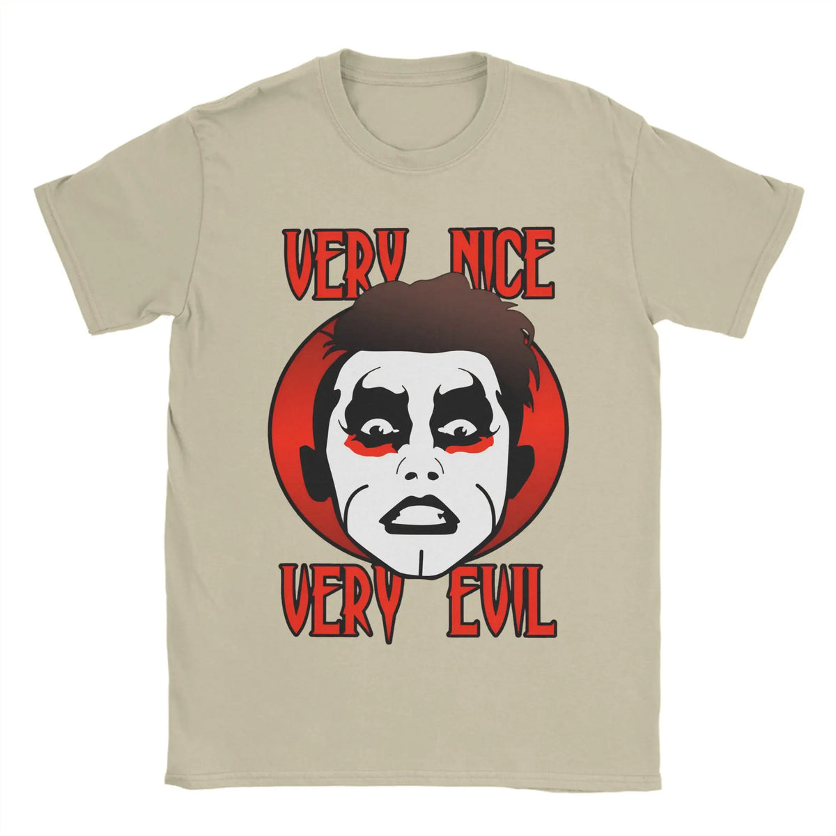 Very Evil Danhausen Wrestler T-Shirt for Men  Funny Pure Cotton Tees Crew Neck Short Sleeve T Shirt Big Size Clothes