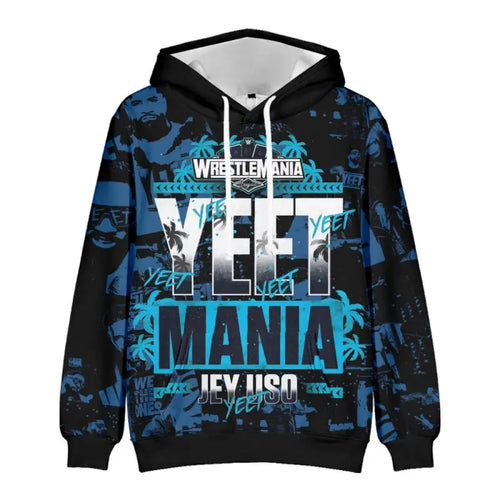 2026 Jey Uso Yeet Hoodies Merch Hooded Women/Men Fashion Casual Streetwear Sweatshirts Clothing Fashion Hoodie Outwear