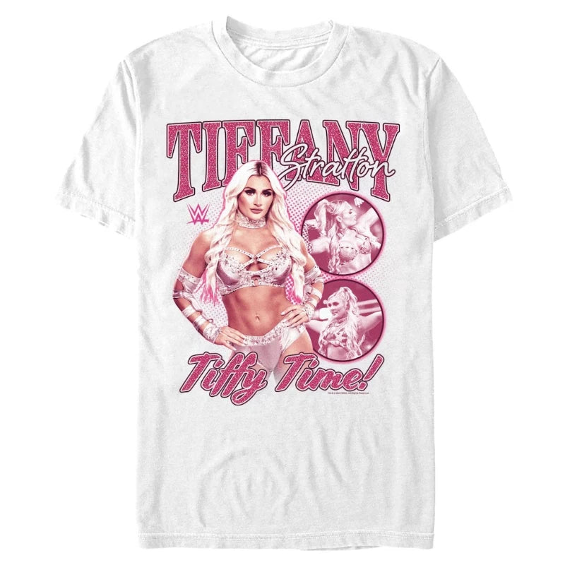 Tiffany Stratton women men's shirt oversized wrestling graphics shirts 2026 New summer Women's Y2k hot sale O-neck Tshirt