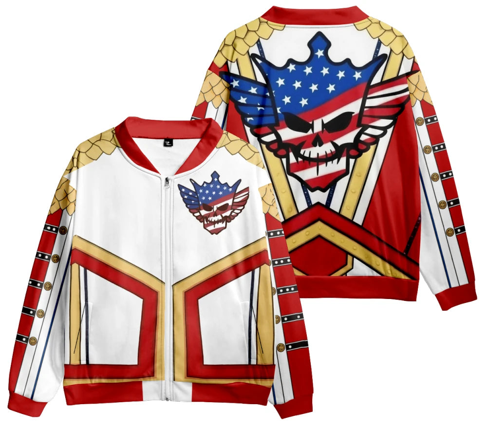Cody Rhodes jackets Thin baseball Jacket Casual Fashion Pullovers jacket spring Hoodies Men/Women Baseball Uniform