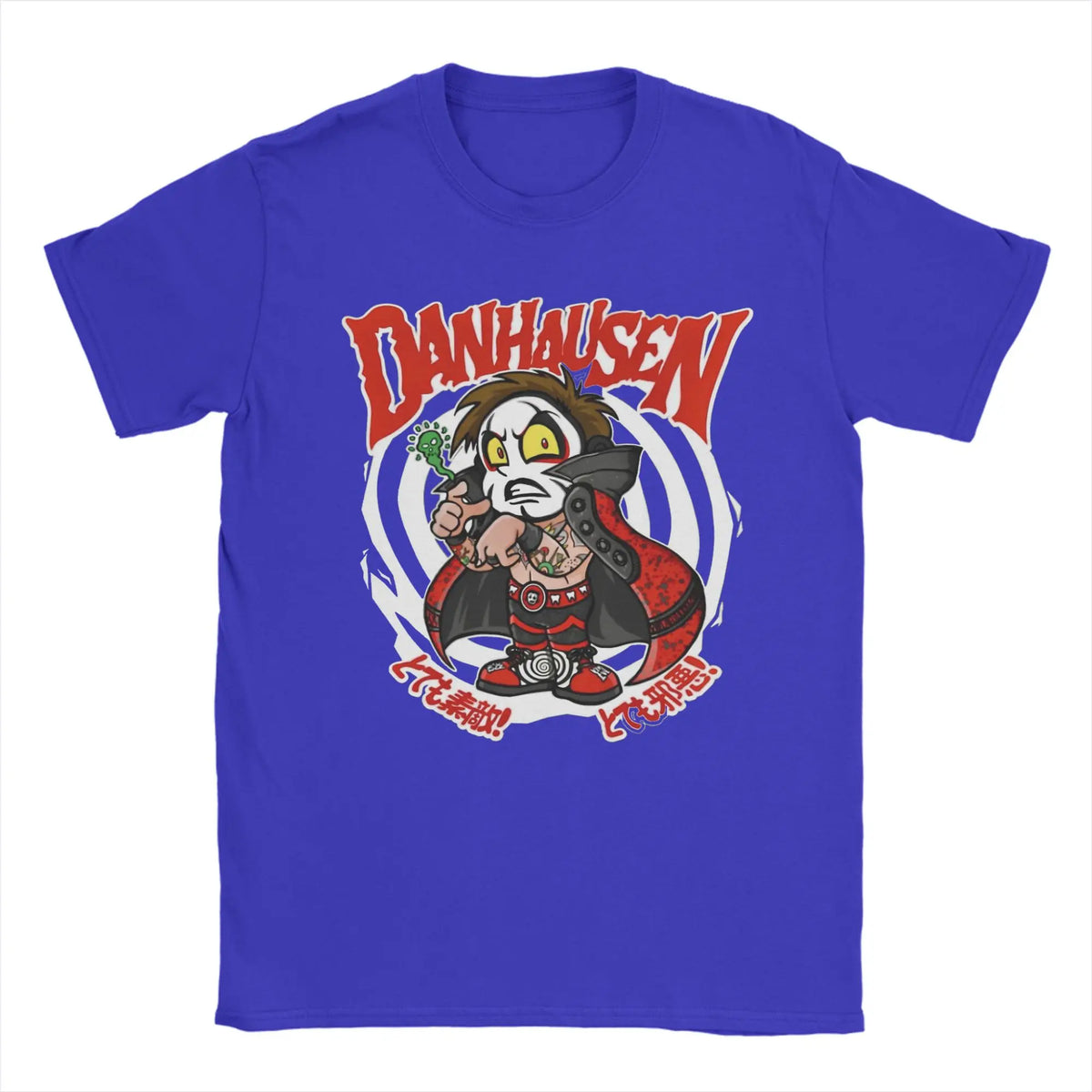 Danhausen Wrestler T Shirt Men 100% Cotton Hipster T-Shirt Round Neck  Tee Shirt Short Sleeve Tops Big Size