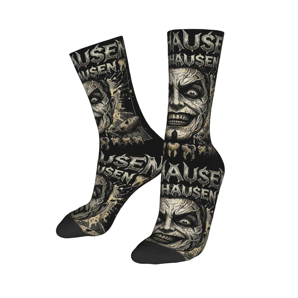 Danhausen Cursed Funny Wrestling Socks Men Women Polyester Casual  Socks Novelty Spring Summer Winter Middle Tube Socks Gifts