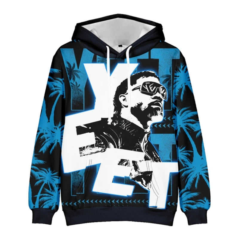 2026 Jey Uso Yeet Hoodies Merch Hooded Women/Men Fashion Casual Streetwear Sweatshirts Clothing Fashion Hoodie Outwear