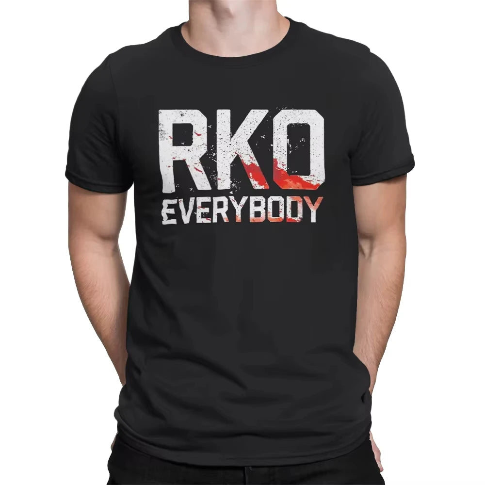 New Everybody Distressed Wrestling T Shirt Men Women Unisex Casual Cotton Short Sleeve Randy Orton Fans Graphic Tee Streetwear