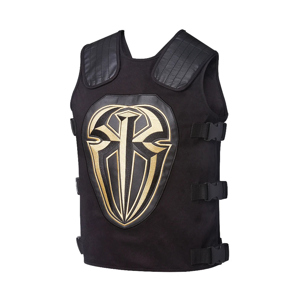 Roman Reigns Vest Shield Walkout Replica Vest Glove Gold, Red, Green, White, Black, Gray, Blue Motorcycles Locomotive Vest