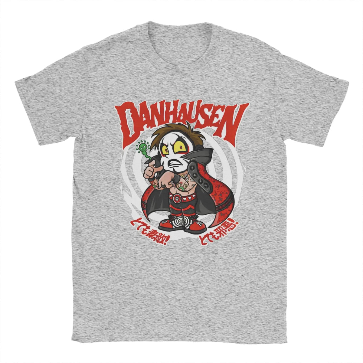 Danhausen Wrestler T Shirt Men 100% Cotton Hipster T-Shirt Round Neck  Tee Shirt Short Sleeve Tops Big Size