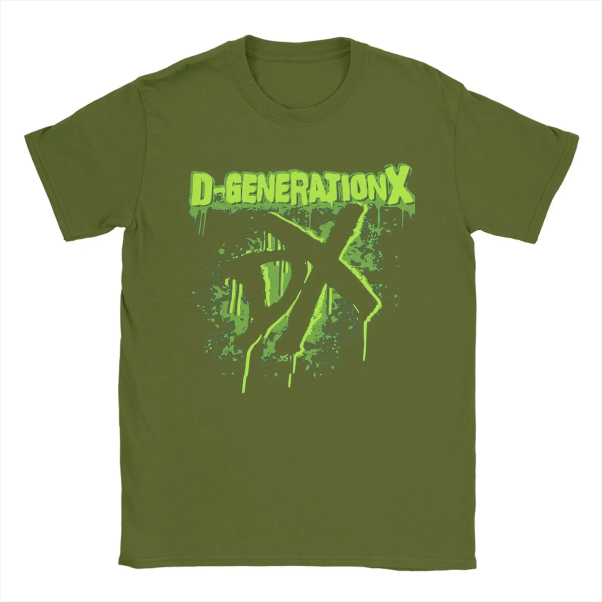 D-Generation-X Wrestling Men T Shirt Wrestler Boxer Casual Tee Shirt Short Sleeve O Neck T-Shirts Cotton Original merch