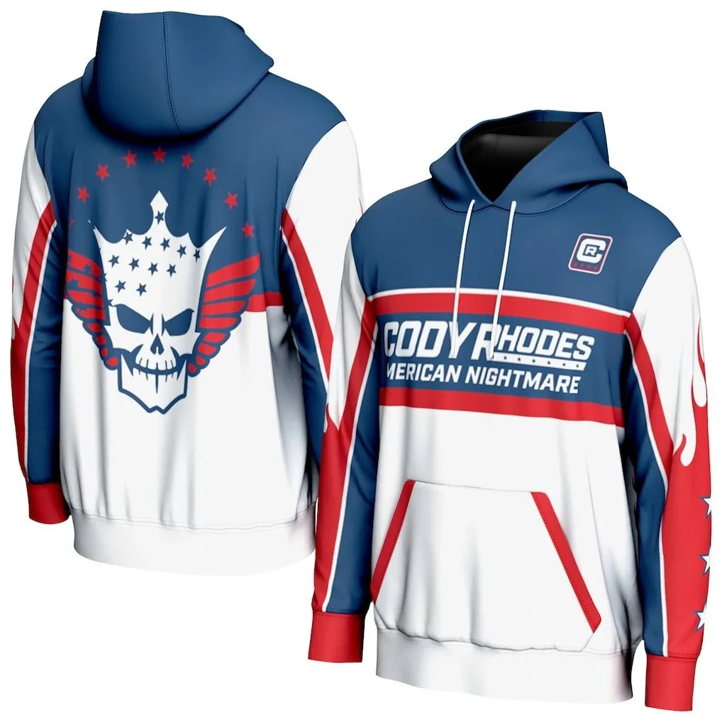 Cody Rhodes Hoodies  Vintage Merch Hoodie Men and Women Hip-hop Sports Pullover kateyes Sweatshirt