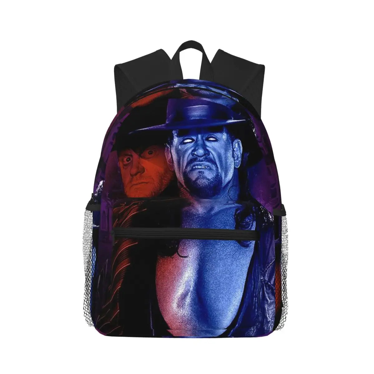 The Undertaker Wrestling Professional Wrestler Student Backpack School Bag Hiking Daypack for Boys Girl Bookbag Shoulder Bag