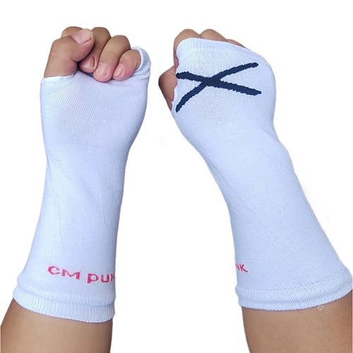 CM Punk Glove Set Philip Jack Brooks Wrist Protection Gloves Hand Protection Wrestling Arm Protection