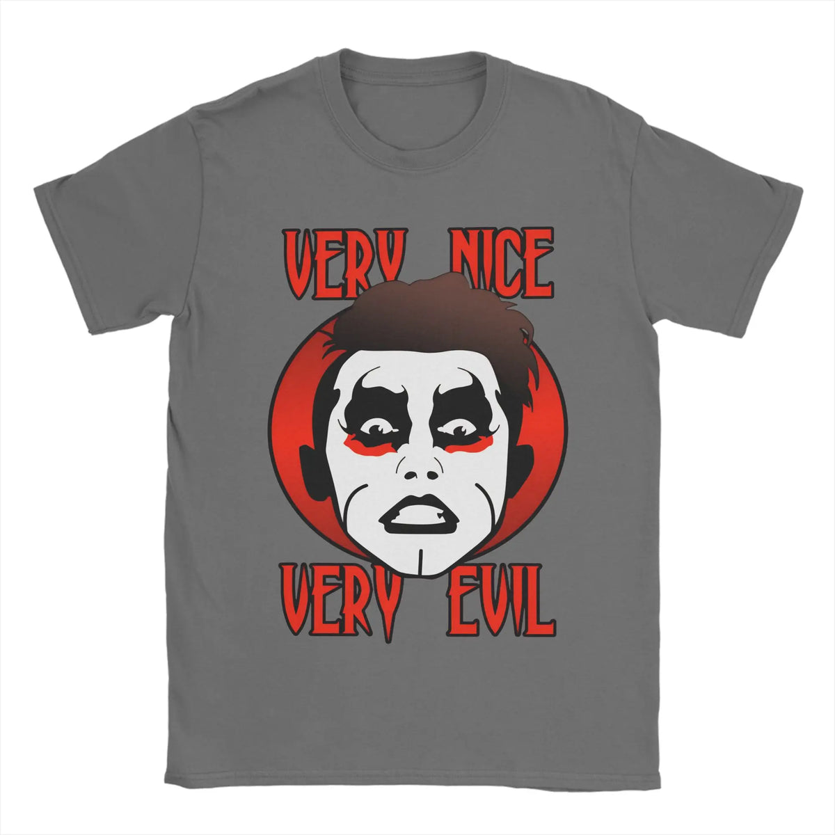 Very Evil Danhausen Wrestler T-Shirt for Men  Funny Pure Cotton Tees Crew Neck Short Sleeve T Shirt Big Size Clothes