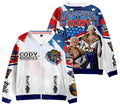 Cody Rhodes jackets Thin baseball Jacket Casual Fashion Pullovers jacket spring Hoodies Men/Women Baseball Uniform