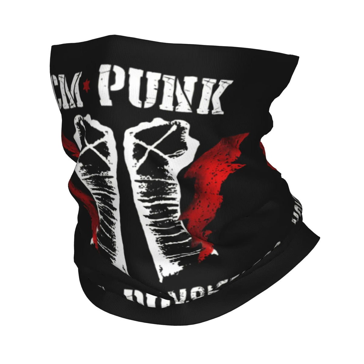 Wrestling CM Punk Bandana Neck Gaiter Printed  Mask Scarf Multifunctional Face Mask Fishing for Men Women Adult Washable