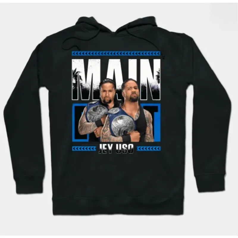 2026 Jey Uso Yeet Hoodies Merch Hooded Women/Men Fashion Casual Streetwear Sweatshirts Clothing Fashion Hoodie Outwear