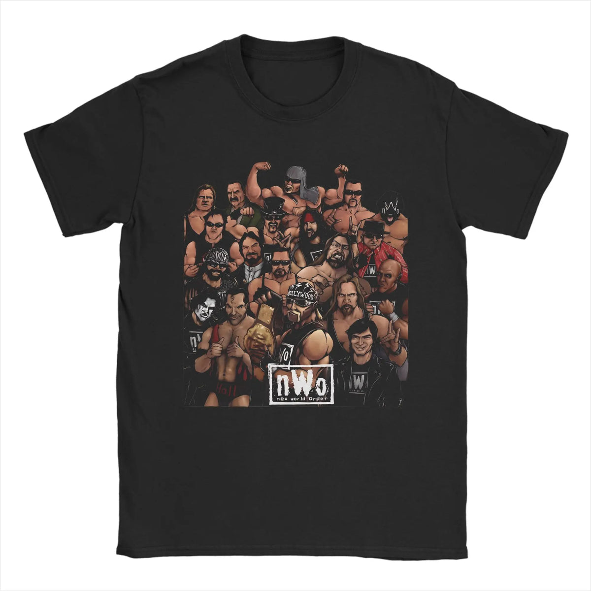 NWO Macho Man Randy Savage Madness  T Shirts for Men Women 100% Cotton Casual T-Shirts Crew Neck Tee Shirt Short Sleeve Clothes