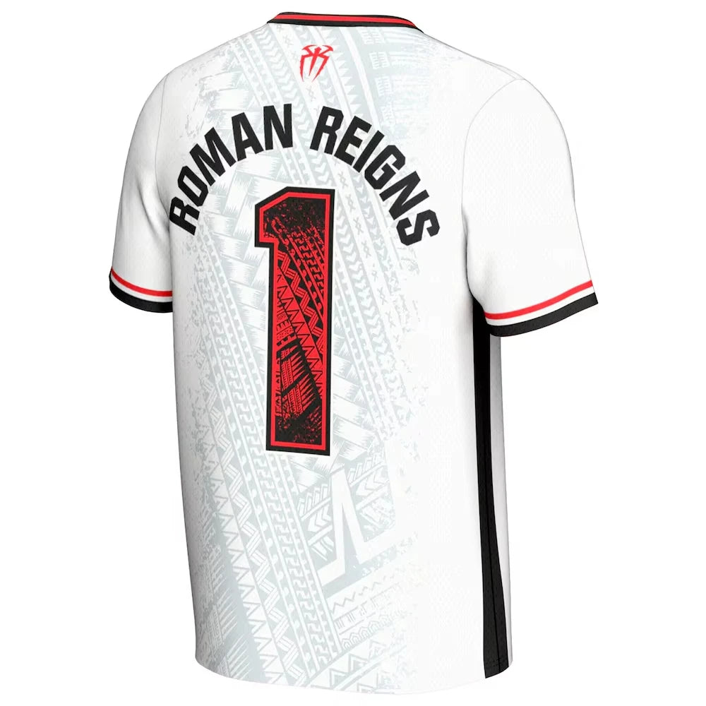 Roman Reigns Soccer 3D Print Summer Top Men T Shirt Women Tee Boys Top V Neck Children Parent Child Quick Dry Short Sleeves Kids
